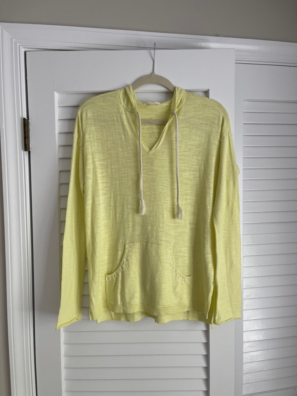 Lisa Todd Pale Yellow Lightweight Hoodie